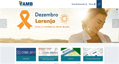 Desktop Screenshot of amb.org.br