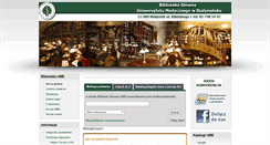 Desktop Screenshot of biblioteka.amb.edu.pl